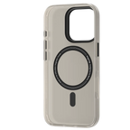 Protective Apple iPhone Back Cover - BENKS Lucid Armor Series Matte Finish Case for iPhone 16 Pro Max (Natural Titanium) - Style 2