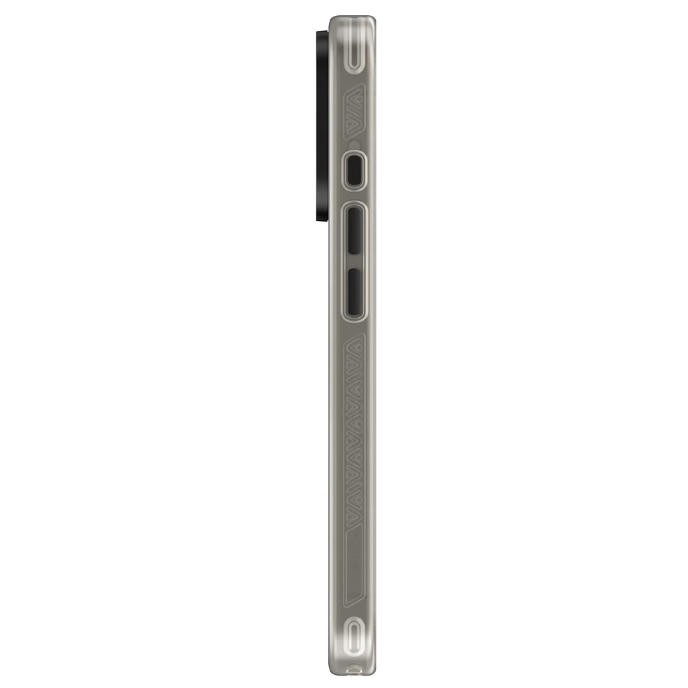 Protective Apple iPhone Back Cover - BENKS Lucid Armor Series Matte Finish Case for iPhone 16 Pro Max (Natural Titanium) - Style 3