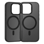 Protective Apple iPhone Back Cover - BENKS Lucid Armor Series Matte Finish Case for iPhone 16 Pro (BLACK) - Style 2
