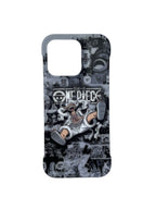 Protective Apple iPhone Back Cover - Luffy One Piece Manga Gear 5 Frameless Anime Case for iPhone