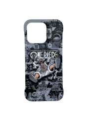 Luffy One Piece Manga Gear 5 Frameless Anime Case for iPhone