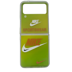 Luxury Brand logo Back Case for Samsung Galaxy Z Flip 4 Mobile Case by CoverMeUp