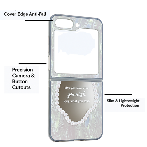 Luxury Shockproof Mirror Case for Samsung Galaxy Z Flip 5