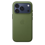 Protective Apple iPhone Back Cover - Tech Woven Case with Magsafe for iPhone 17 Pro (Green) - Style 3