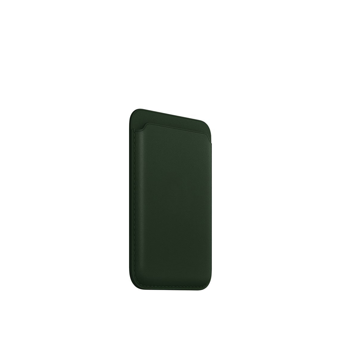 PU MagSafe Leather Wallet - Green