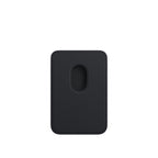 PU MagSafe Leather Wallet - Black