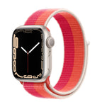 Nectarine/Peony Sports Loop for iWatch 42mm, 44mm & 45mm Series 1 2 3 4 5 6 7 8(Watch Not Included) Mobile Case by CoverMeUp