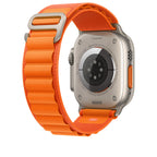 Alpine Loop For Apple Watch All Series 42/44/45/49 mm (ORANGE) Mobile Case by CoverMeUp - Style 2