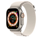Alpine Loop For Apple Watch All Series 42/44/45/49 mm (WHITE) Mobile Case by CoverMeUp - Style 3