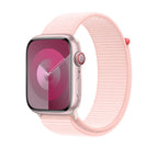Light Pink Sports Loop for Apple iWatch 42/44/45 & 49mm Mobile Case by CoverMeUp - Style 2