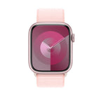 Light Pink Sports Loop for Apple iWatch 42/44/45 & 49mm Mobile Case by CoverMeUp - Style 3