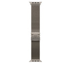 New Style Milanese Loop for Apple iWatch 44/45/46/49mm (Natural Titanium) Mobile Case by CoverMeUp