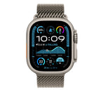 New Style Milanese Loop for Apple iWatch 44/45/46/49mm (Natural Titanium) Mobile Case by CoverMeUp - Style 2