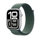 Lake Green Sports Loop Band for iWatch 44/45/46mm & (49mm Ultra) Mobile Case by CoverMeUp - Style 2