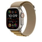 Tan Alpine Loop With Silver Metal Connectors (44mm /45mm /46mm & 49mm) Mobile Case by CoverMeUp - Style 2