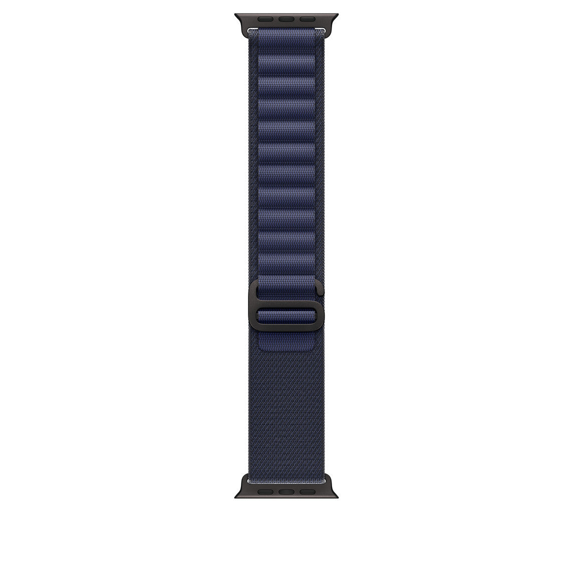 Navy Blue Alpine Loop With Black Metal Connectors (44mm /45mm /46mm & 49mm)