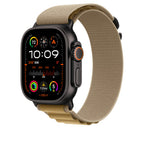 Tan Alpine Loop With Black Metal Connectors (44mm /45mm /46mm & 49mm) Mobile Case by CoverMeUp - Style 2