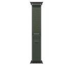 Dark Green Trail Loop for iWatch 38/40/41mm & (42mmSeries10) with Black Metal Connectors