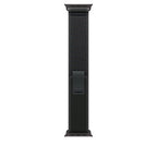 Black Trail Loop for iWatch 44/45/46mm & 49mmUltra with Black Metal Connectors Mobile Case by CoverMeUp