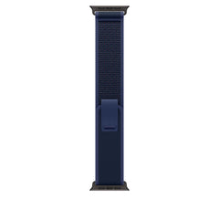 Navy Blue Trail Loop for iWatch 38/40/41mm & (42mmSeries10) with Black Metal Connectors