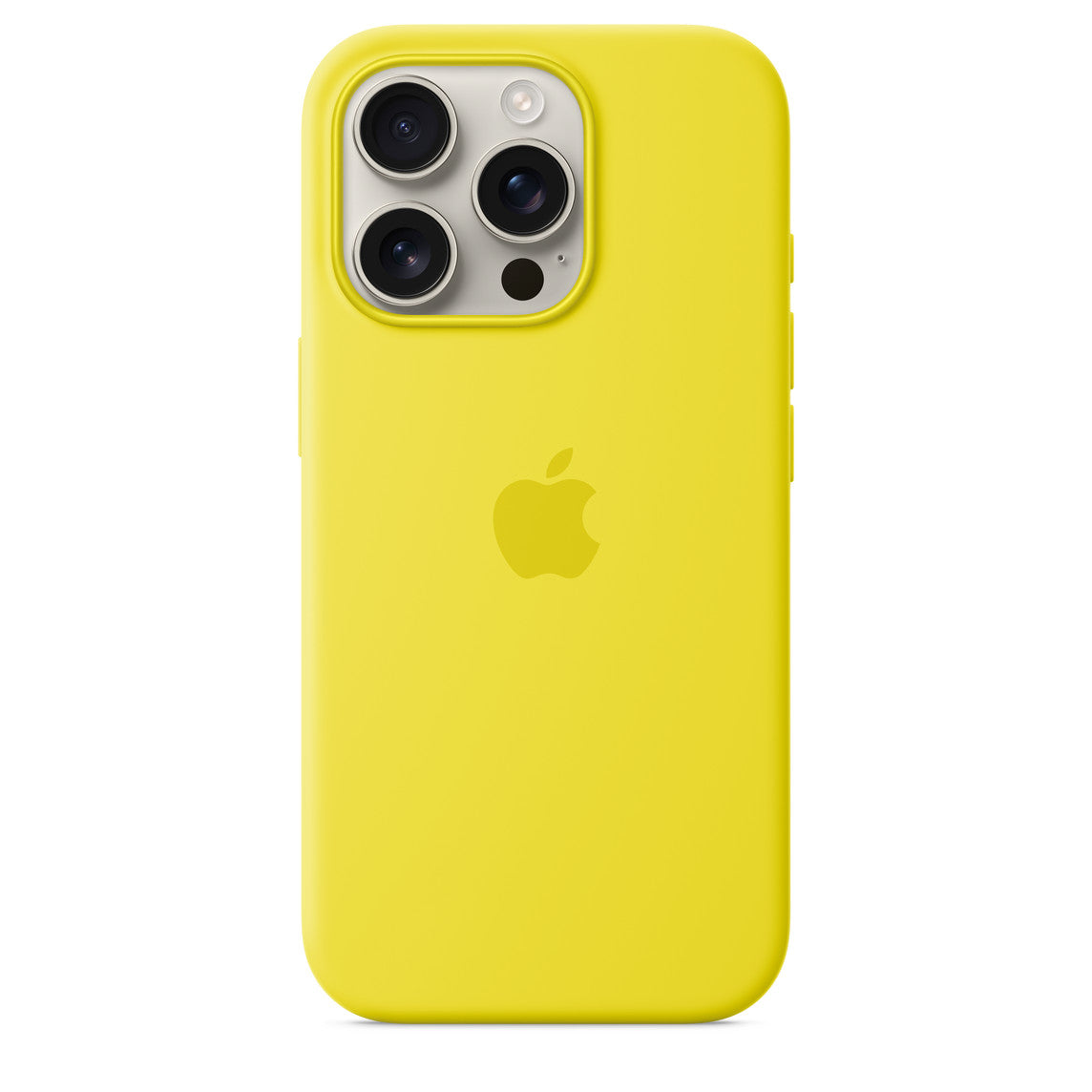Protective Apple iPhone Back Cover - Logo Silicon Case for iPhone 16 Pro (Star Fruit) - Style 2