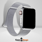 iWatch Magnetic Milanese Loop Band Silver Color Mobile Case by CoverMeUp
