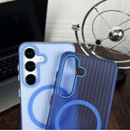 Magnetic Charging Case with Vertical Stripe Design – Shockproof & Stylish Mobile Case by CoverMeUp - Style 2