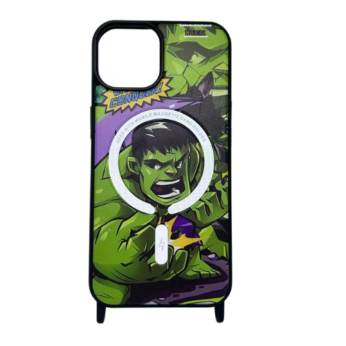Magnetic Charging Compatible Superhero Cover for iPhone