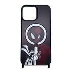 Protective Apple iPhone Back Cover - Magnetic Charging Compatible Superhero Cover for iPhone - Style 4