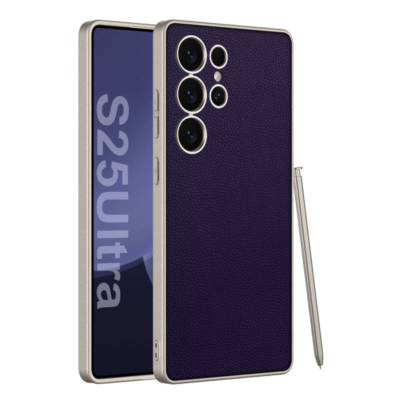 Samsung Galaxy S25 Ultra Signature Leather Case Mobile Case by CoverMeUp - Style 2
