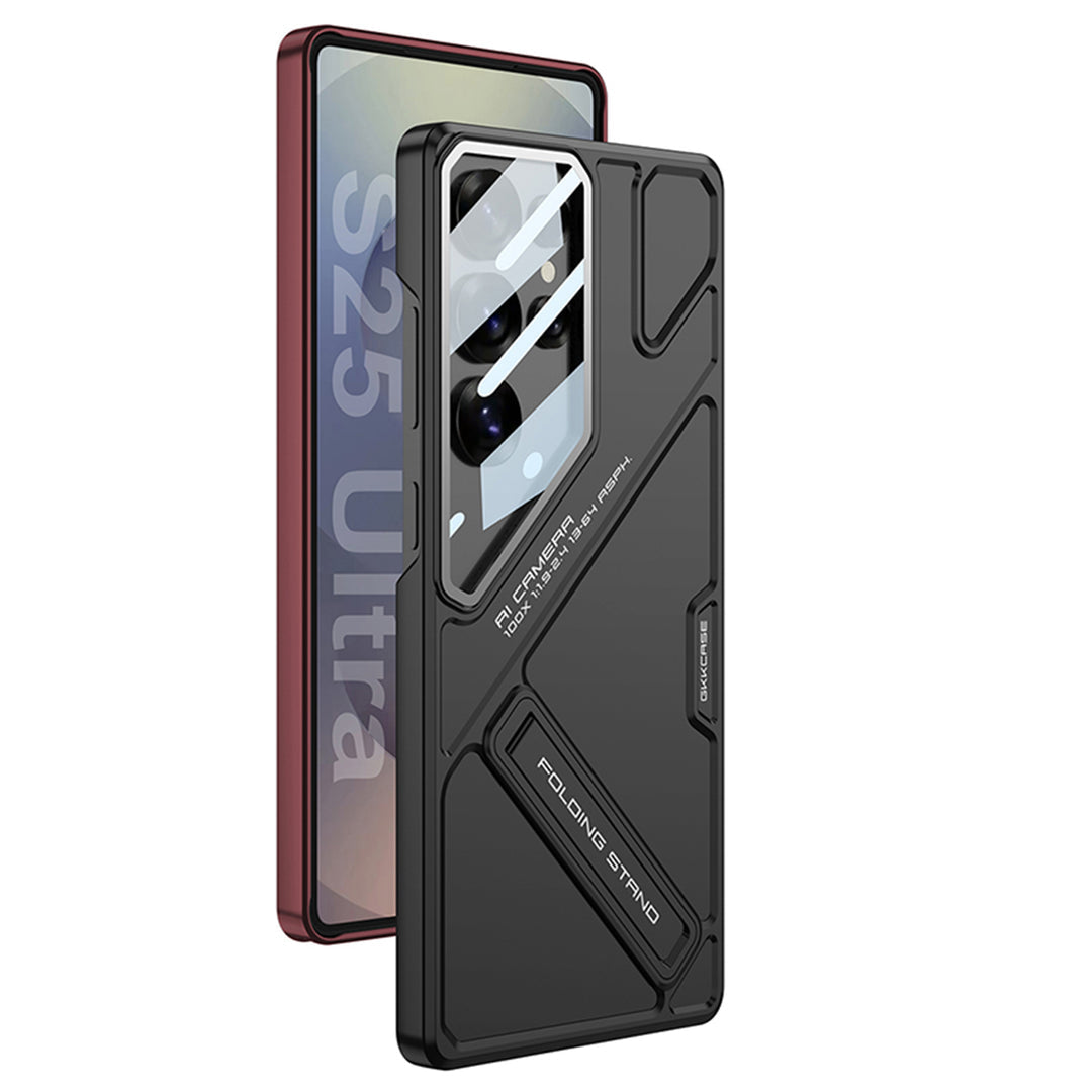 Galaxy S25 Ultra FortiStand Armor Case With Kickstand Mobile Case by CoverMeUp - Style 12