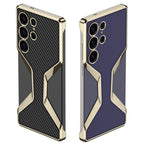 Samsung Galaxy S25 Ultra Elite Armor Edge Chrome Case Mobile Case by CoverMeUp - Style 11