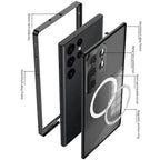Matte Magsafe Case With Titanium Frame - Samsung Mobile Case by CoverMeUp - Style 7