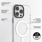 Protective Apple iPhone Back Cover - Matte MagSafe iPhone Case – Shockproof Slim Protective Cover - Style 2