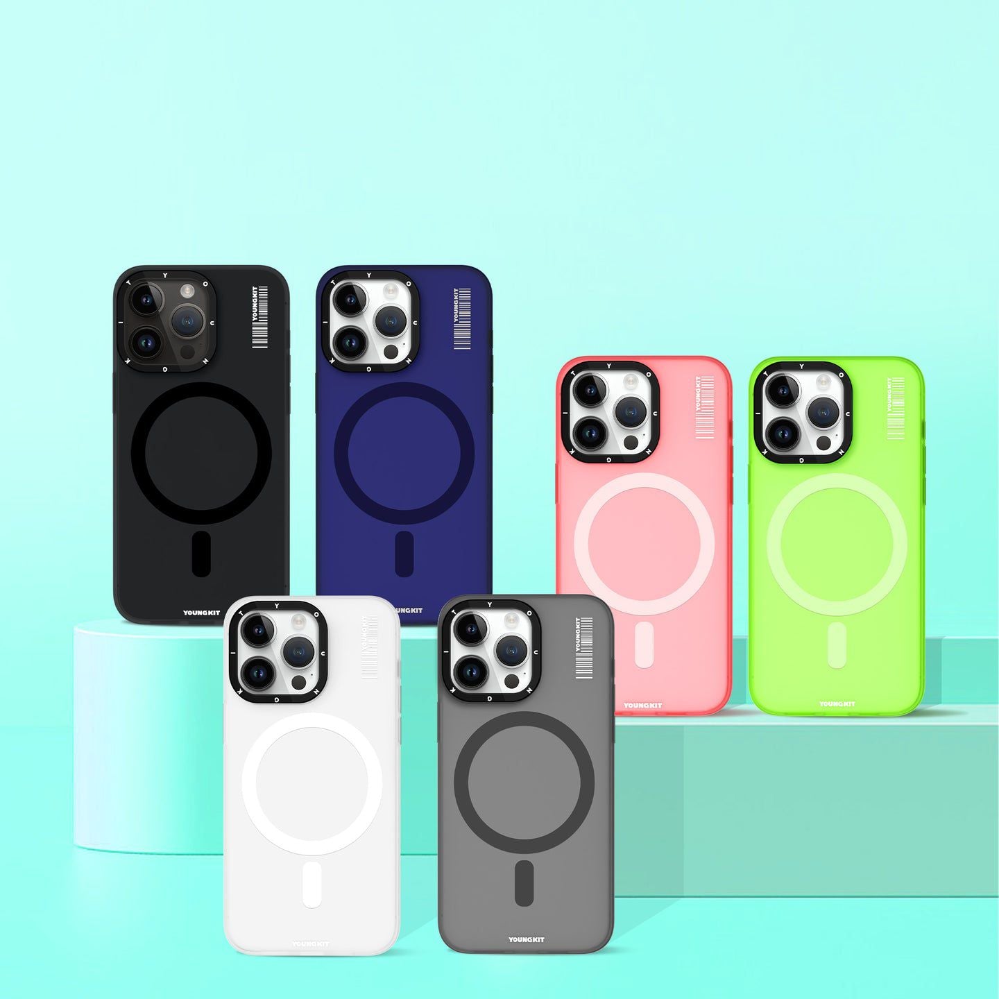 Matte MagSafe iPhone Case – Shockproof Slim Protective Cover