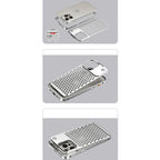 Aluminum Full Metal Mesh Heat Sink Phone Case Mobile Case by CoverMeUp - Style 5