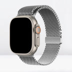 Milanese Loop Chain for iWatch 10 Series (44/45/46/49 MM) (SILVER) Mobile Case by CoverMeUp