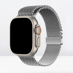 Milanese Loop Chain for iWatch 10 Series (44/45/46/49 MM) (SILVER)
