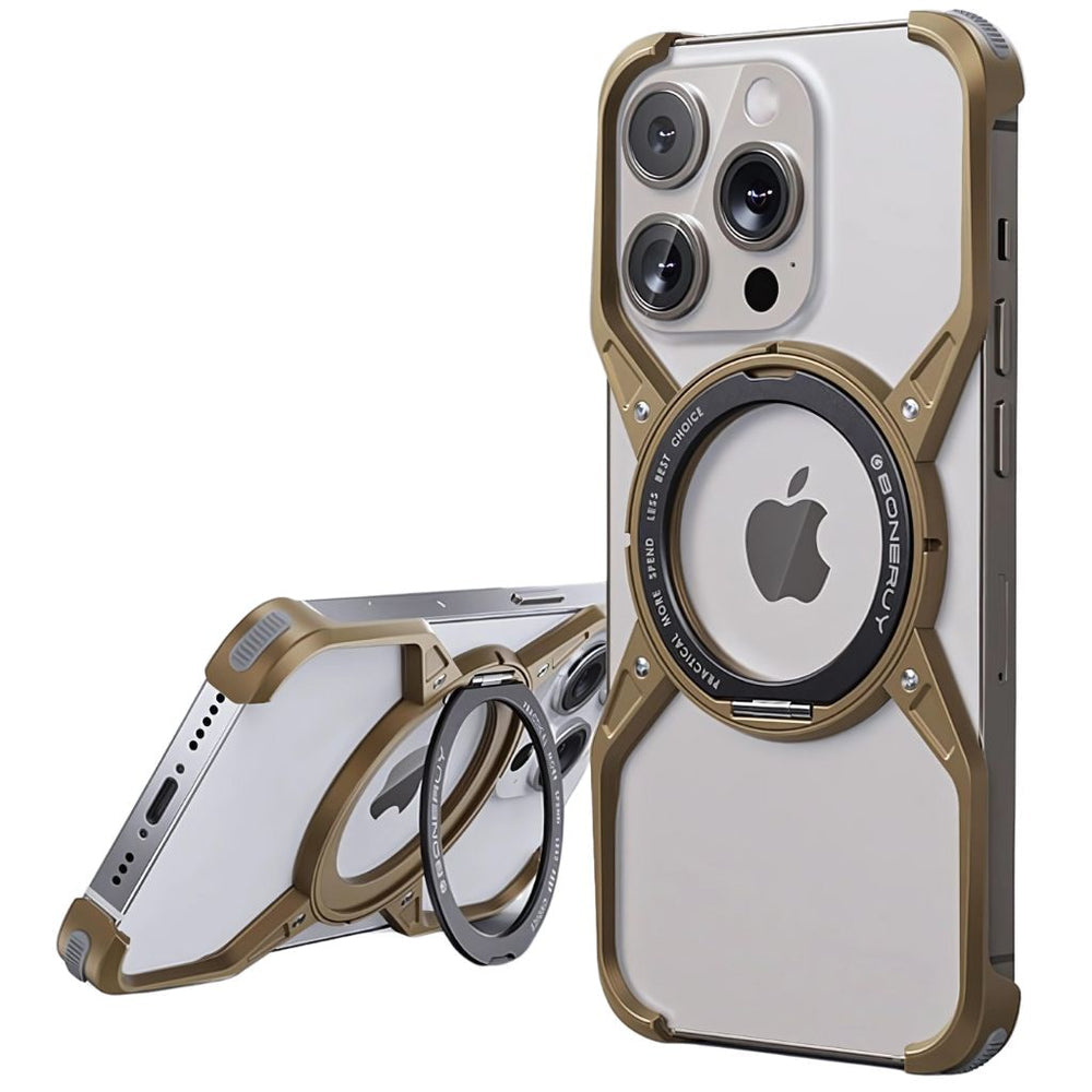 Minimalist Magnetic Metal Case for iPhone 