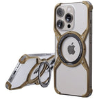 Protective Apple iPhone Back Cover - Minimalist Magnetic Metal Case for iPhone – MagSafe Compatible & Full Protection - Style 2