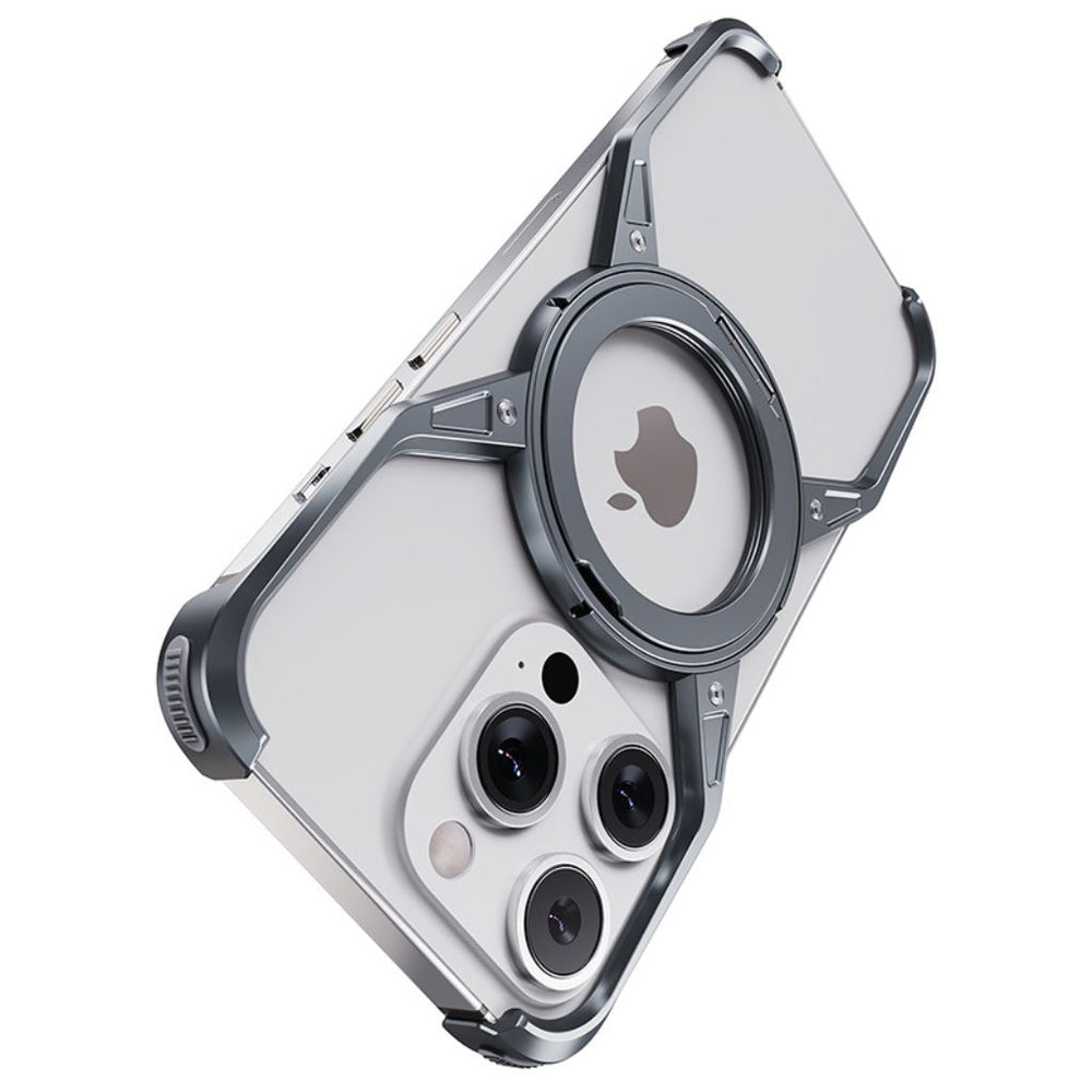 Minimalist Magnetic Metal Case for iPhone 