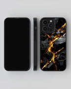 Marbel Mobile Cover (Black Marbel) Mobile Case by CoverMeUp - Style 4
