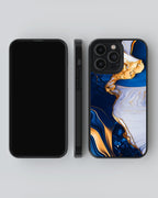 Marbel Mobile Cover (Blue Marbel) Mobile Case by CoverMeUp - Style 4