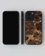 Marbel Mobile Cover (Brown Marbel) Mobile Case by CoverMeUp - Style 4
