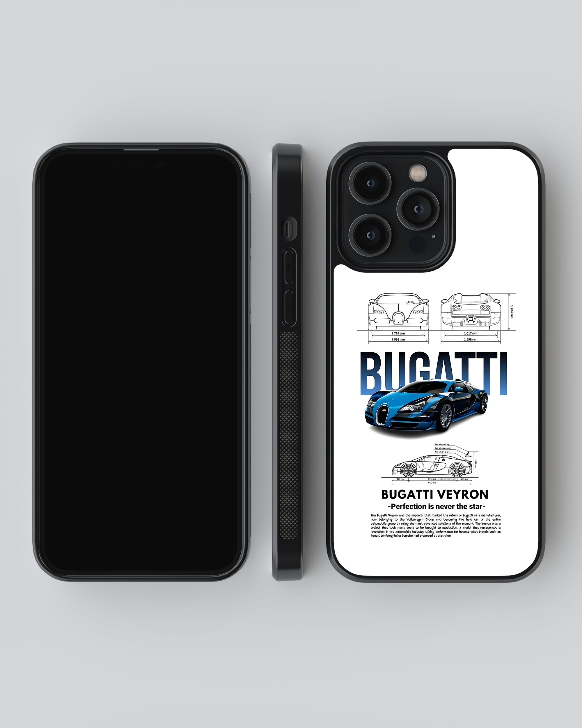 Sports Car Mobile Cover (Bugati Veyron) Mobile Case by CoverMeUp - Style 4