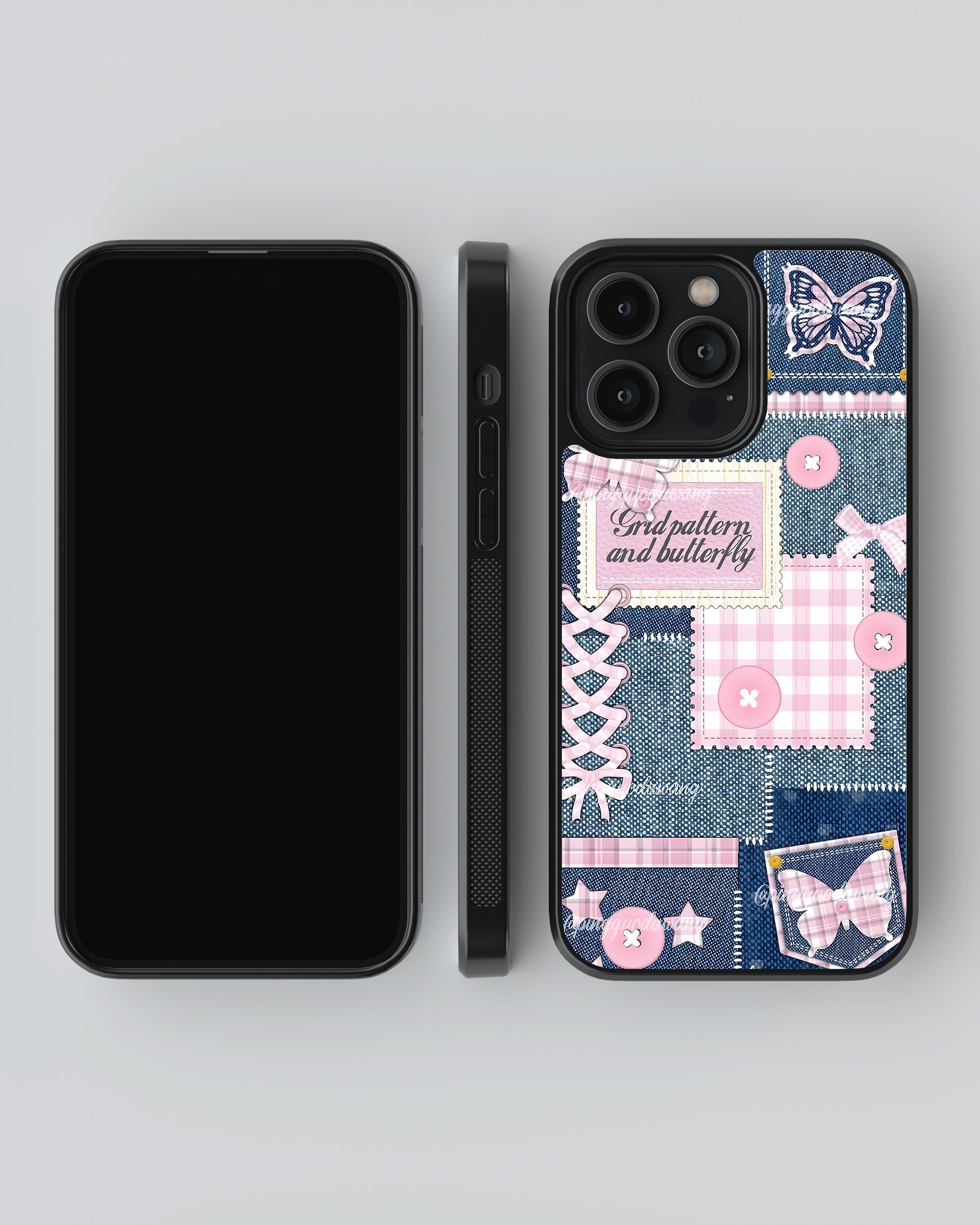 Girls Aesthetic Mobile Cover (ButterFly) Mobile Case by CoverMeUp - Style 4