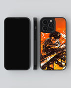 Attack On Titan Mobile Cover (Captain Levi) Mobile Case by CoverMeUp - Style 4