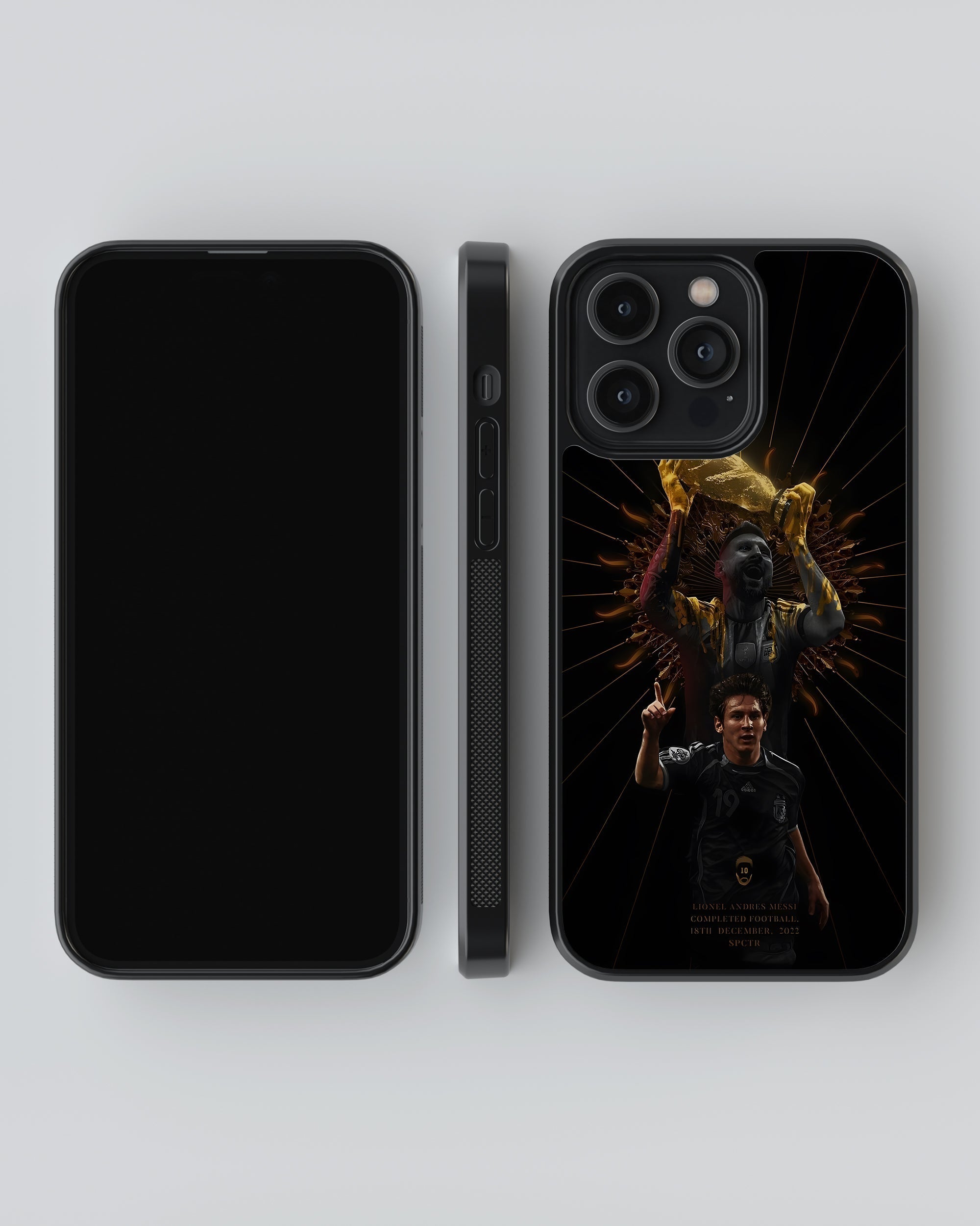 Football Mobile Cover (Champion Messi) Mobile Case by CoverMeUp - Style 4