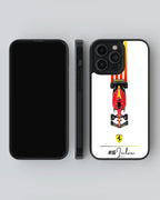 Formula 1 Mobile Cover (Ferrari Leclerc) Mobile Case by CoverMeUp - Style 4