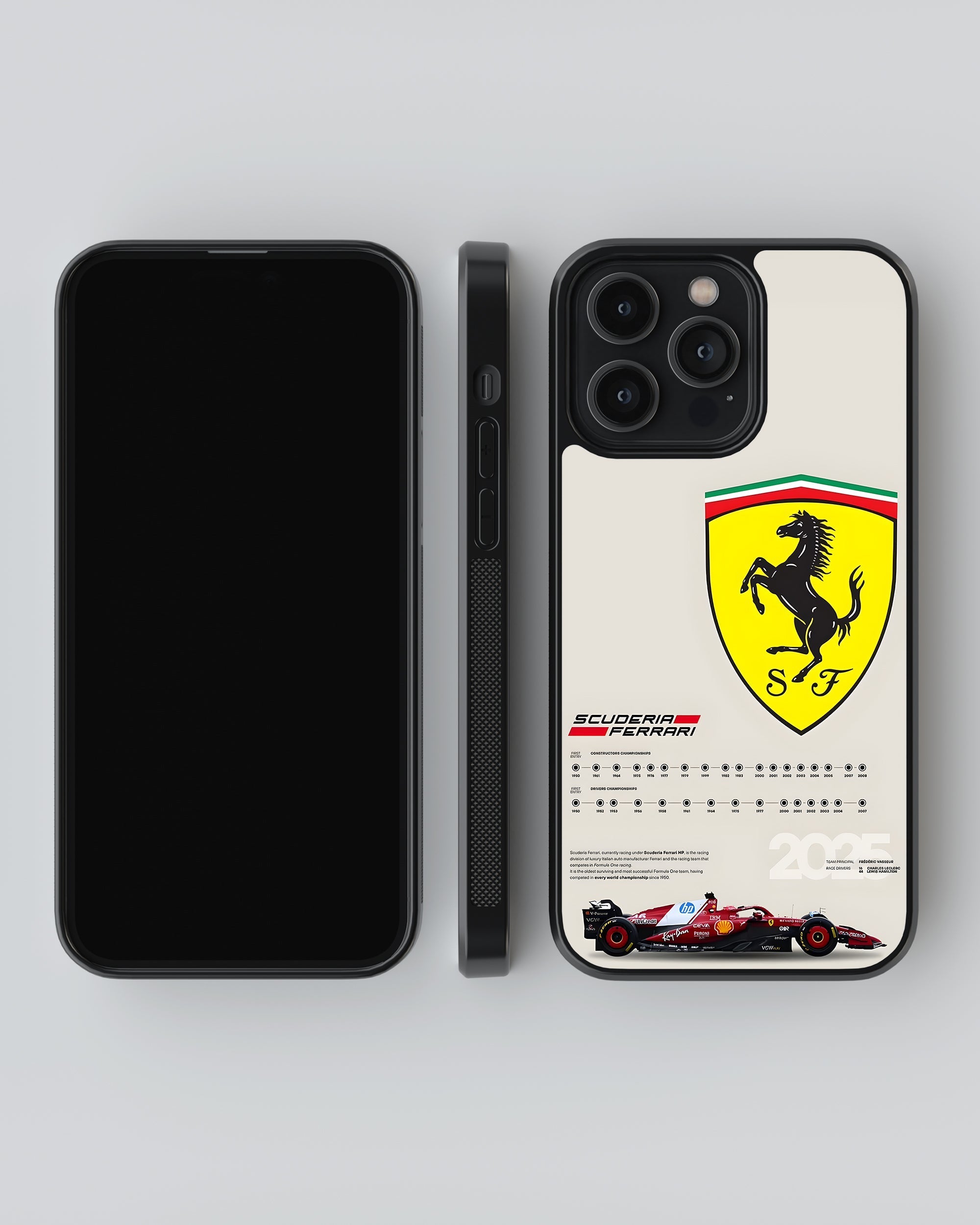 Formula 1 Mobile Cover (Ferrari Racing) Mobile Case by CoverMeUp - Style 4